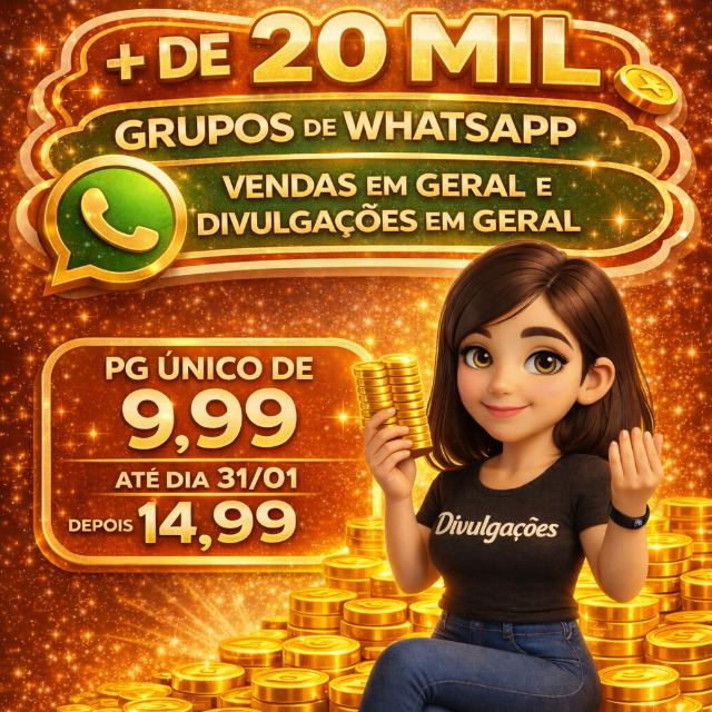 🔥Crystal divulgações + 10mil grupos 9,99 02😍