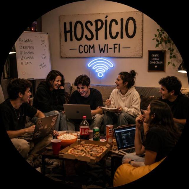Hospício com Wi-Fi 🤪🌈
