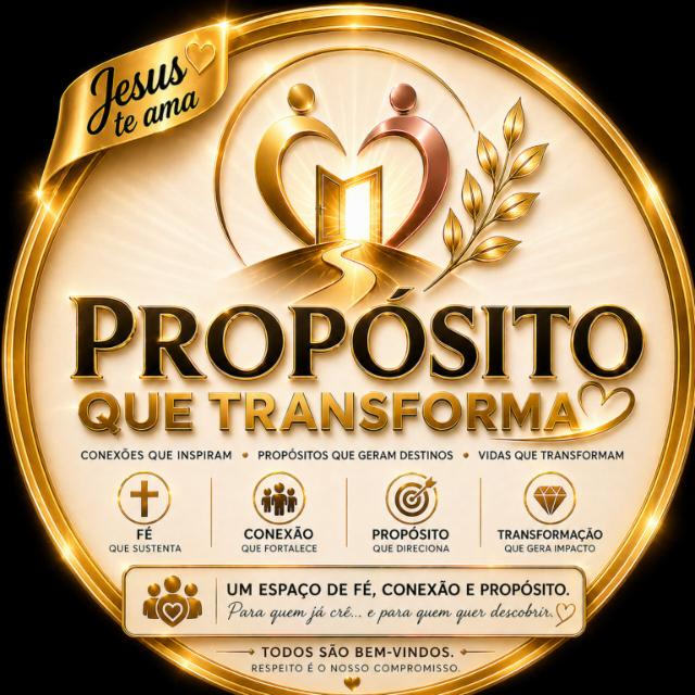 GRUPO PROPÓSITO QUE TRANSFORMA ❤️‍🔥🔥